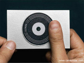 名刺のアイデア for DJ / DJ Business Cards