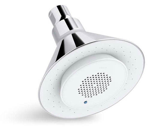 ワイヤレス・スピーカー付シャワーヘッド Moxie Showerhead with Wireless Speaker