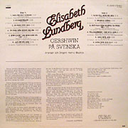 ELISABETH LUNDBERG / Gershwin Pa Svenska