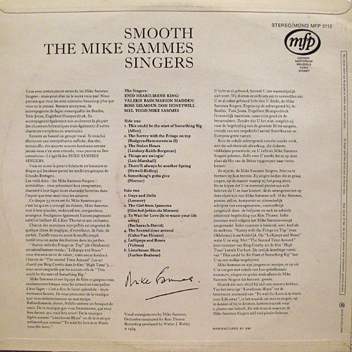 Mike Sammes Singers Sounds Sensational Mike Sammes Singers Sounds Sensational