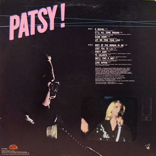 PATSY GALLANT &frasl; Patsy! レコード通販 soft tempo records