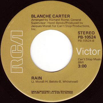 BLANCHE CARTER / My Man / Rain