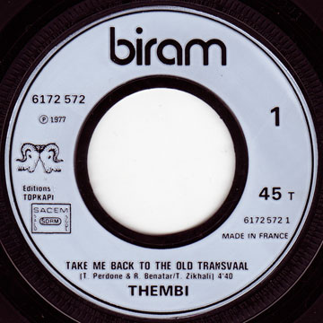 THEMBI / Didi Mala / Take Me Back To The Old Transvaal