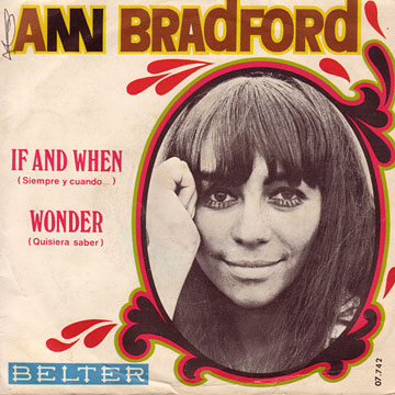 ANN BRADFORD / If And When / Wonder