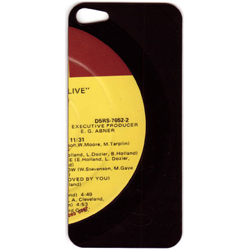 Vintage Vinyl Record iPhone 5 Cover (5009) / 本物のレコードを使用したiPhoneカバー（センターレーベル有）