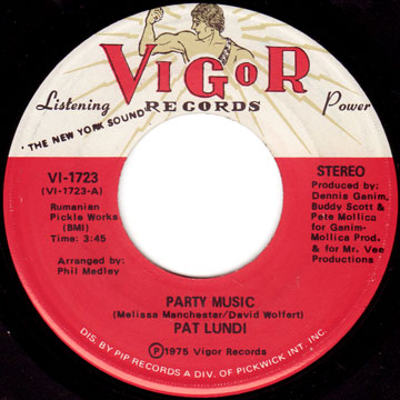 PAT LUNDI / Party Music